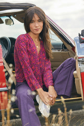 Blouse Envoutante en soie Grigri - Soi Paris