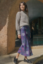 Jupe Etincelante Zodiac Violet - Soi Paris