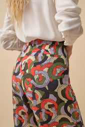 Pantalon Olympe en soie Pégase - Soi Paris