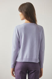 Pull Bonheur Violet en laine - Soi Paris