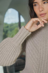 Pull Envoutant Gris Galaxie - Soi Paris
