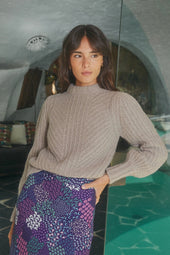 Pull Envoutant Gris Galaxie - Soi Paris