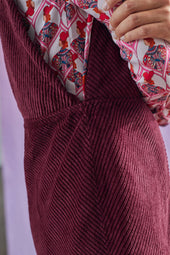 Robe chasuble en velours Figue - Soi Paris