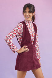 Robe chasuble en velours Figue - Soi Paris