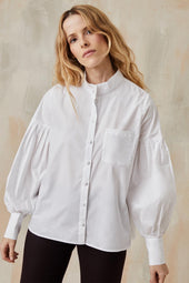 Blouse Fabuleuse en coton Blanc Innocent - Soi Paris