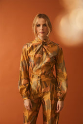Blouse Olympe Golden Pop Corn - Soi Paris