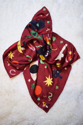 Foulard en soie Soi x Leona Rose - Soi Paris