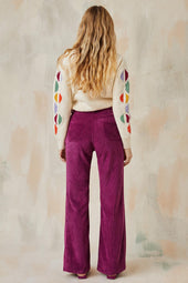 Pantalon Idéaliste en velours Camélia - Soi Paris