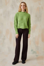 Pull Vert Pistache - Soi Paris