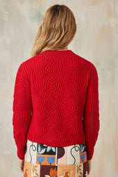 Pull Rouge Vermillon - Soi Paris