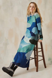 Robe Pull Evasion glacée - Soi Paris