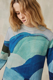 Robe Pull Evasion glacée - Soi Paris