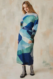 Robe Pull Evasion glacée - Soi Paris