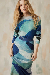 Robe Pull Evasion glacée - Soi Paris