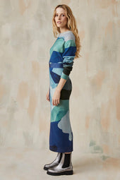 Robe Pull Evasion glacée - Soi Paris