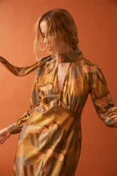 Robe Scarlett Golden Pop Corn - Soi Paris