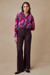 Pantalon Enchanteur Aubergine - Soi Paris