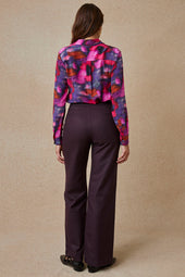 Pantalon Enchanteur Aubergine - Soi Paris