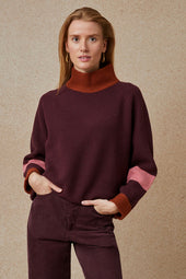 Pull Audacieuse Bordeaux - Soi Paris