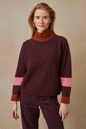 Pull Audacieuse Bordeaux - Soi Paris