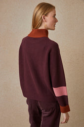 Pull Audacieuse Bordeaux - Soi Paris