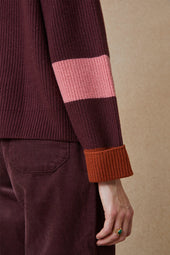 Pull Audacieuse Bordeaux - Soi Paris