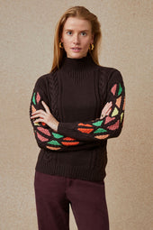 Pull Espiègle Mocha - Soi Paris