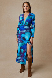 Robe Musa Flora Aquatique - Soi Paris