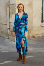 Robe Musa Flora Aquatique - Soi Paris
