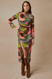 Robe Allure Flora Sauge - Soi Paris