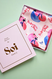 Foulard en soie Un Américain à Paris - Soi Paris