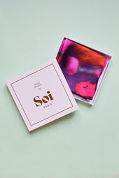 Foulard en soie Flora Pivoine - Soi Paris