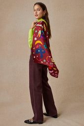 Foulard en soie Soi x Leona Rose - Soi Paris