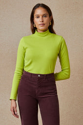 Sous-pull Lime - Soi Paris