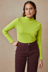 Sous-pull Lime - Soi Paris