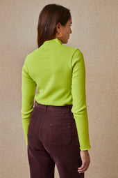 Sous-pull Lime - Soi Paris