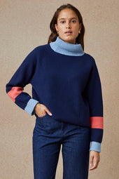 Pull Audacieuse Marine - Soi Paris