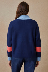 Pull Audacieuse Marine - Soi Paris