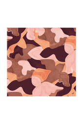 Foulard en soie L'Envol Terracotta - Soi Paris
