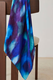 Foulard en soie Flora Aquatique - Soi Paris