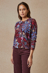 Pull Trèfle Rubis en Laine - Soi Paris