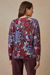 Pull Trèfle Rubis en Laine - Soi Paris