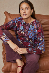 Pull Trèfle Rubis en Laine - Soi Paris