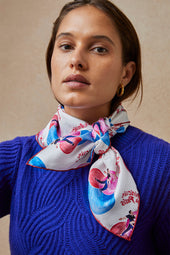 Foulard en soie Un Américain à Paris - Soi Paris
