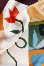 Foulard en soie Soi x Laetitia Rouget - Soi Paris