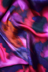 Foulard en soie Flora Pivoine - Soi Paris