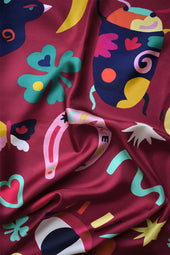 Foulard en soie Soi x Leona Rose - Soi Paris