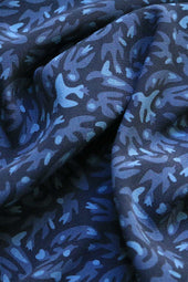 Tissu Love Bird Bleu