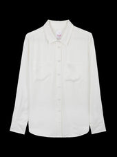 Chemisier en soie Blanc Innocent - Soi Paris