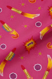 Tissu Rocket Lipstick Rose